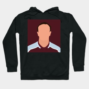 Mark Noble Minimalistic Face Art Hoodie